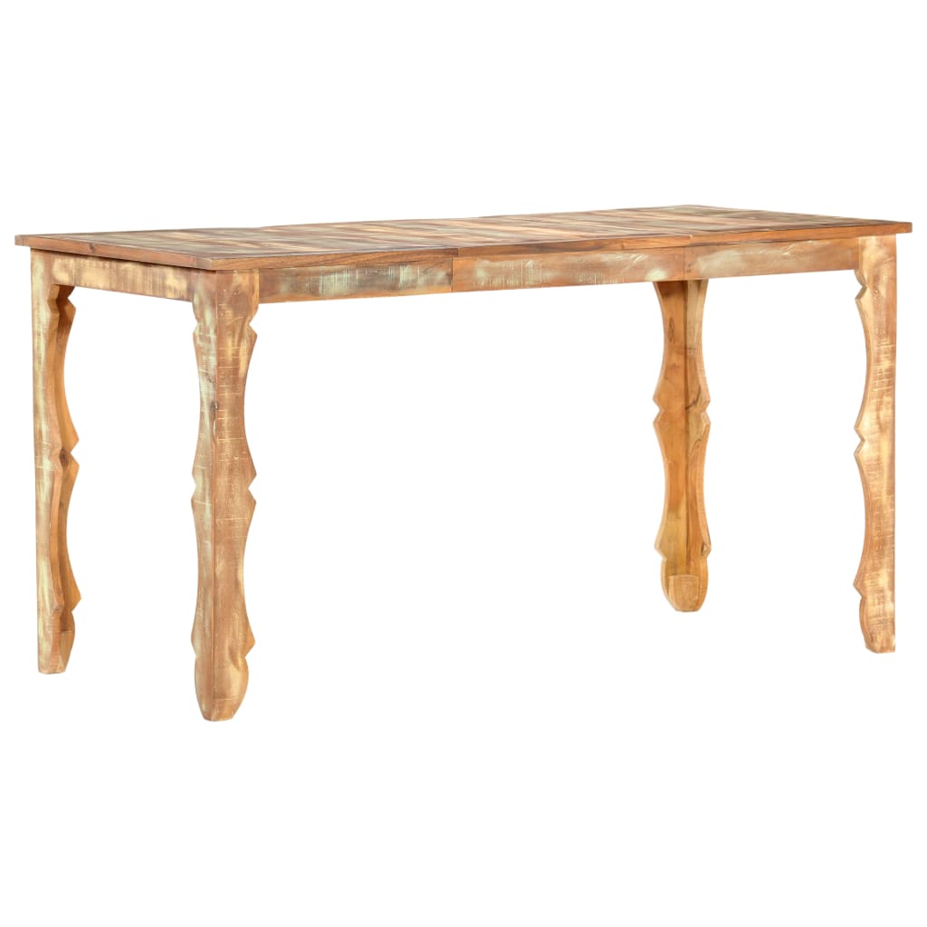 Table à manger 180x90x76 cm bois massif recyclé