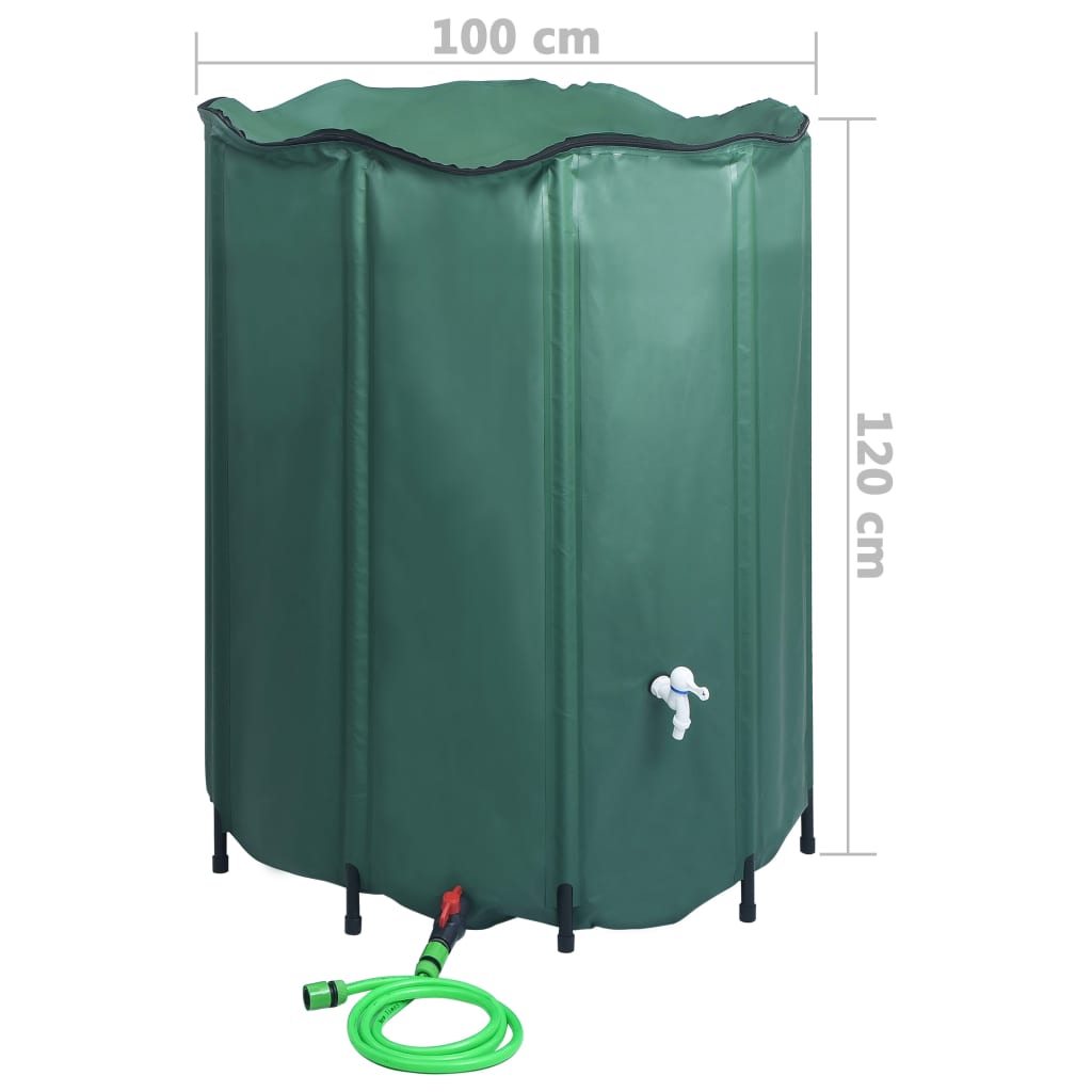 Inklapbare Watertank 250L (Groen)