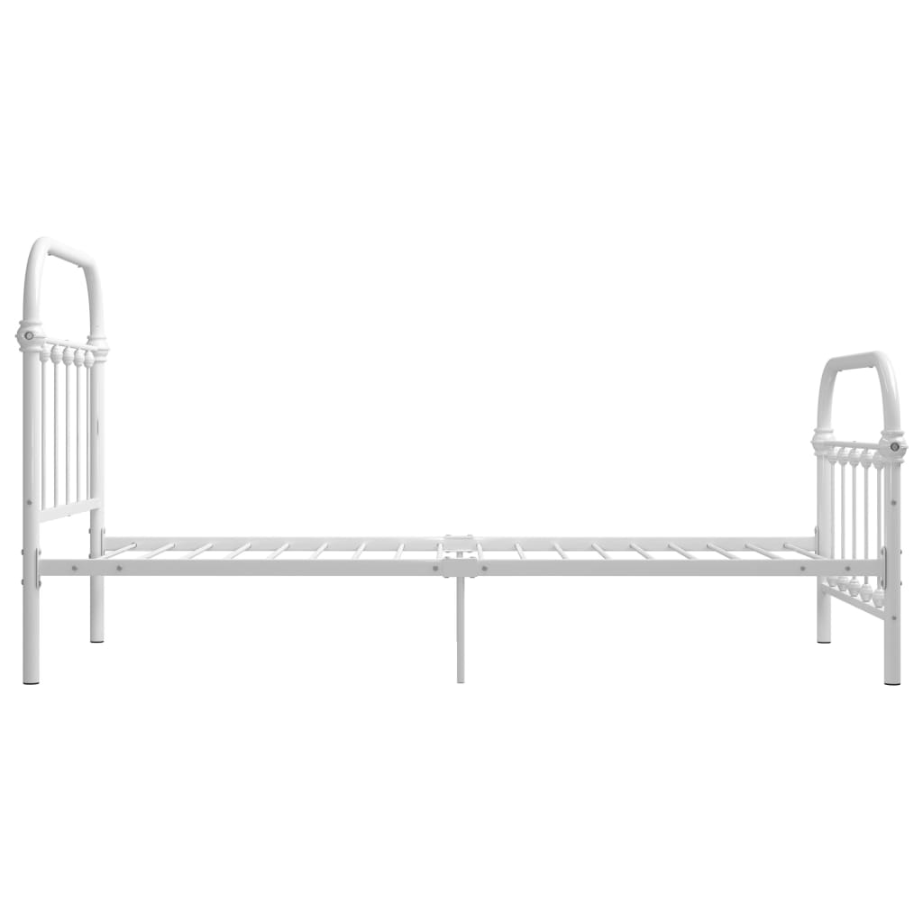 Bedframe metaal zwart 120x200 cm