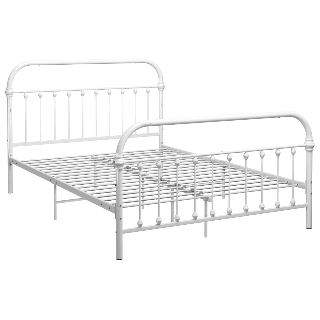 Bedframe metaal zwart 120x200 cm