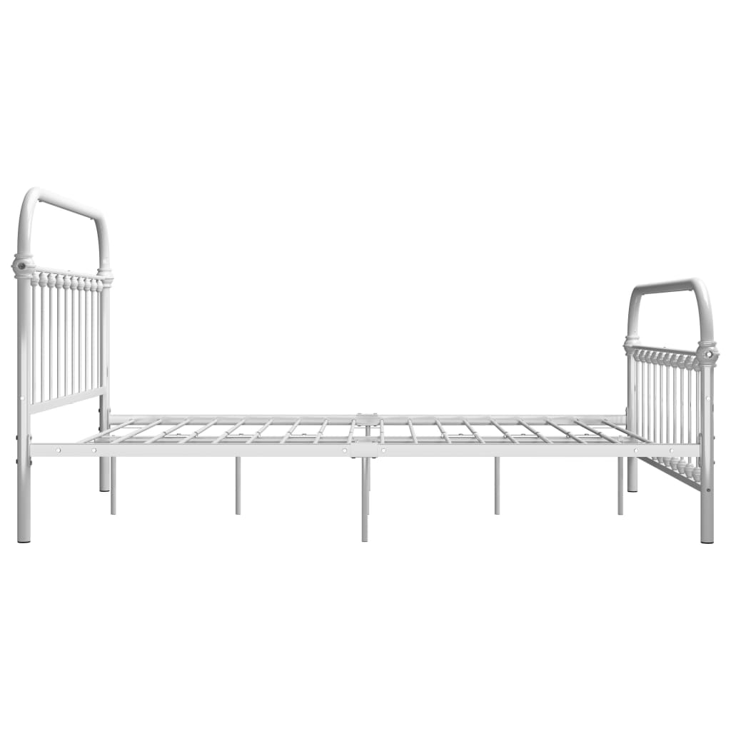 Bedframe metaal zwart 120x200 cm