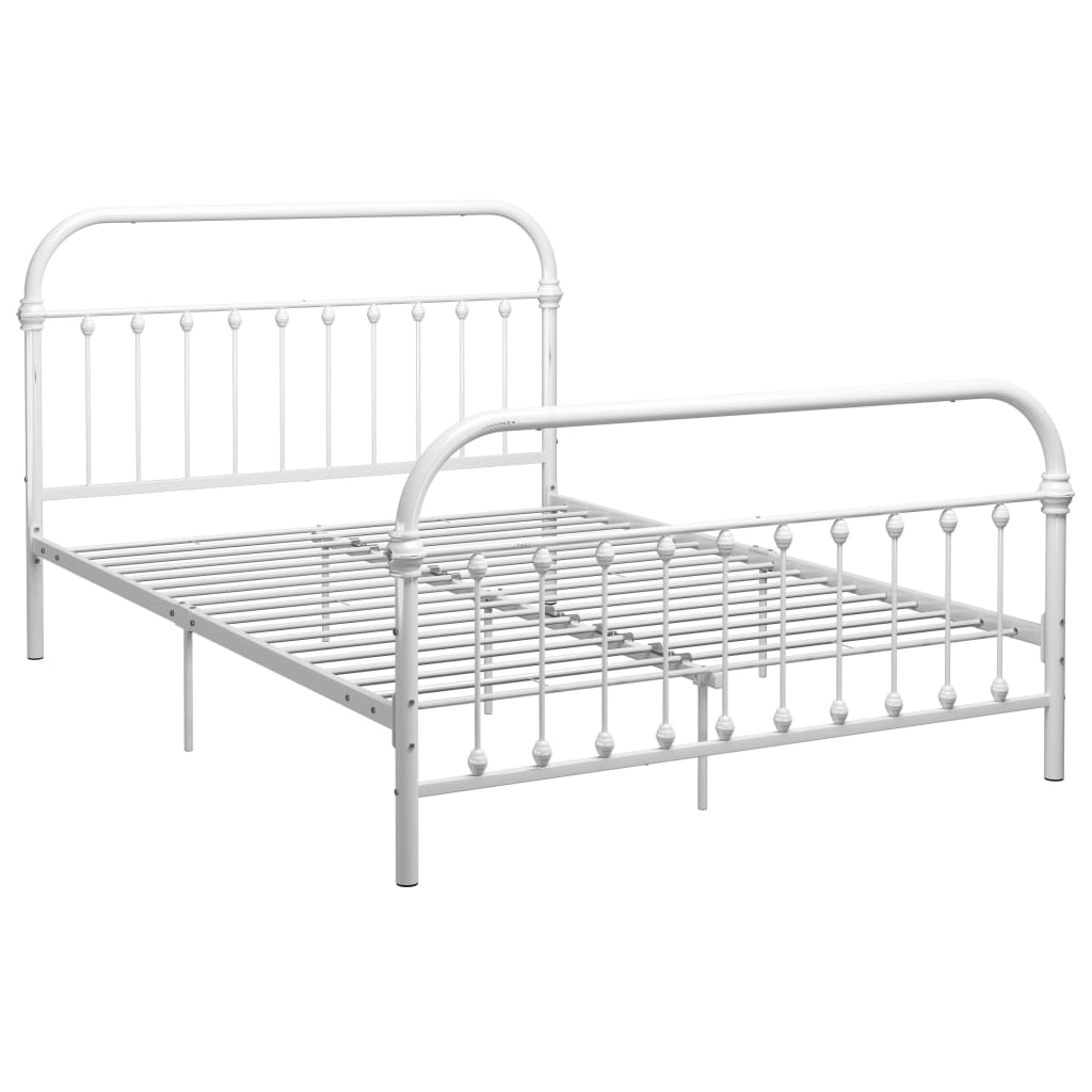 Bedframe metaal zwart 120x200 cm