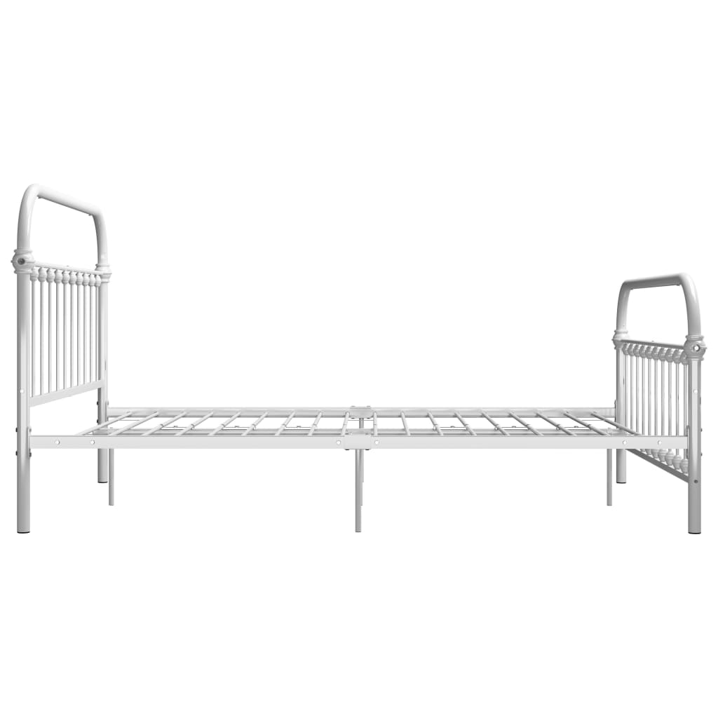 Bedframe metaal zwart 120x200 cm