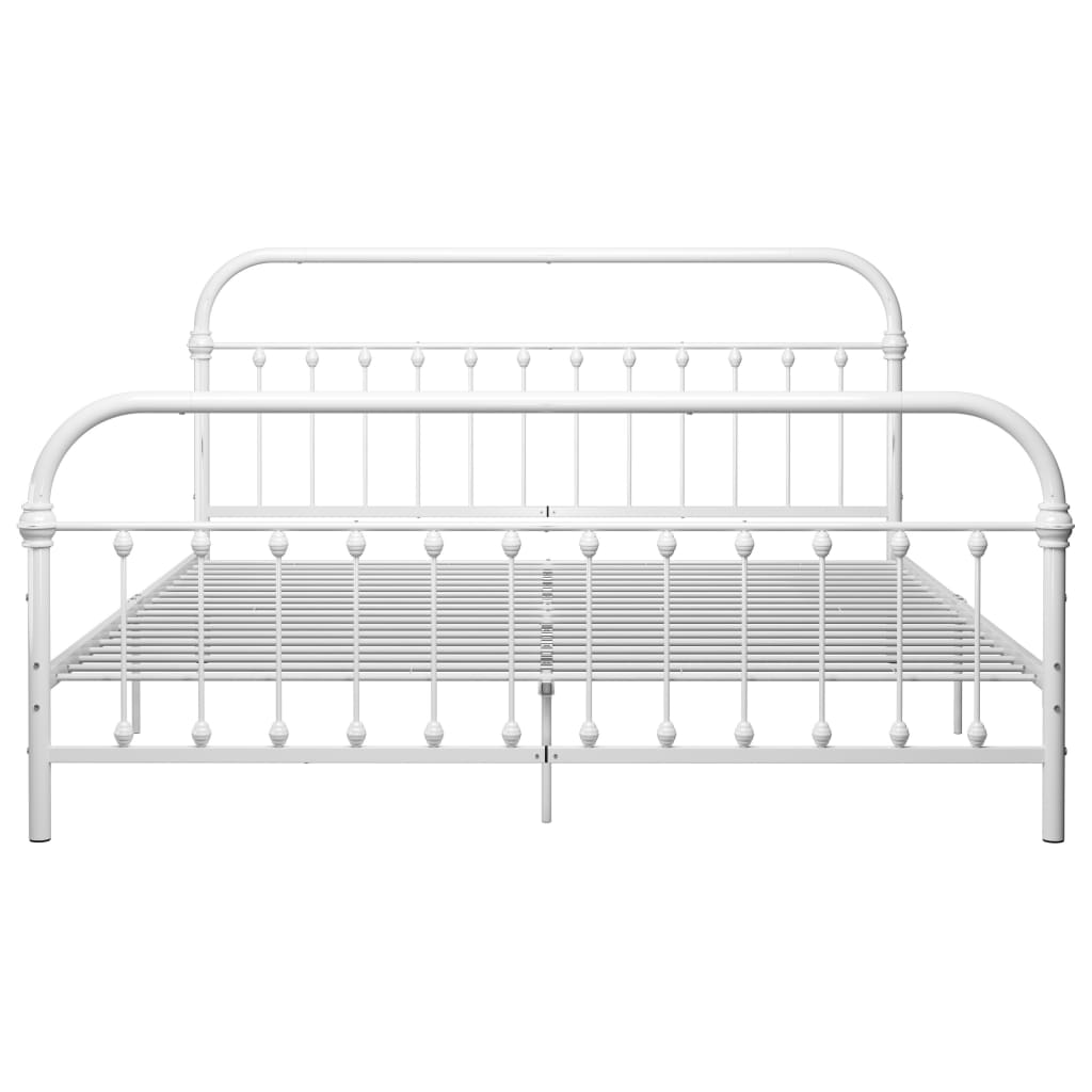 Bedframe metaal zwart 120x200 cm