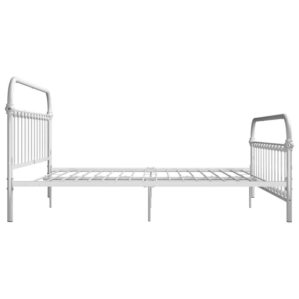 Bedframe metaal zwart 120x200 cm