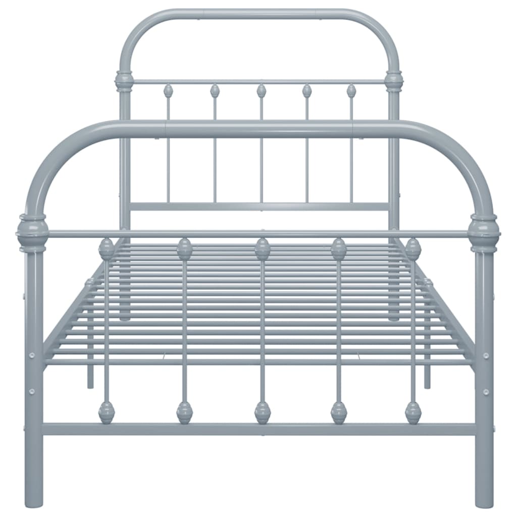 Bedframe metaal zwart 120x200 cm