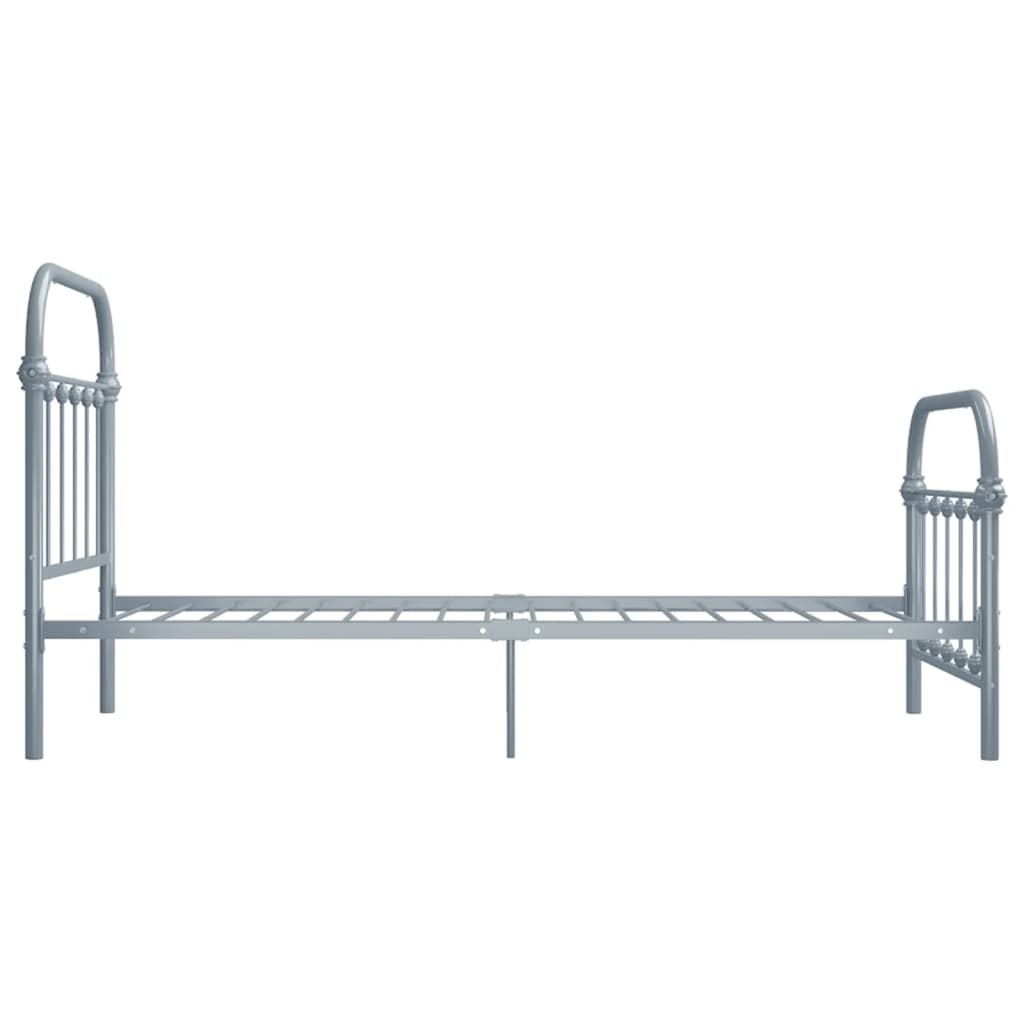 Bedframe metaal zwart 120x200 cm