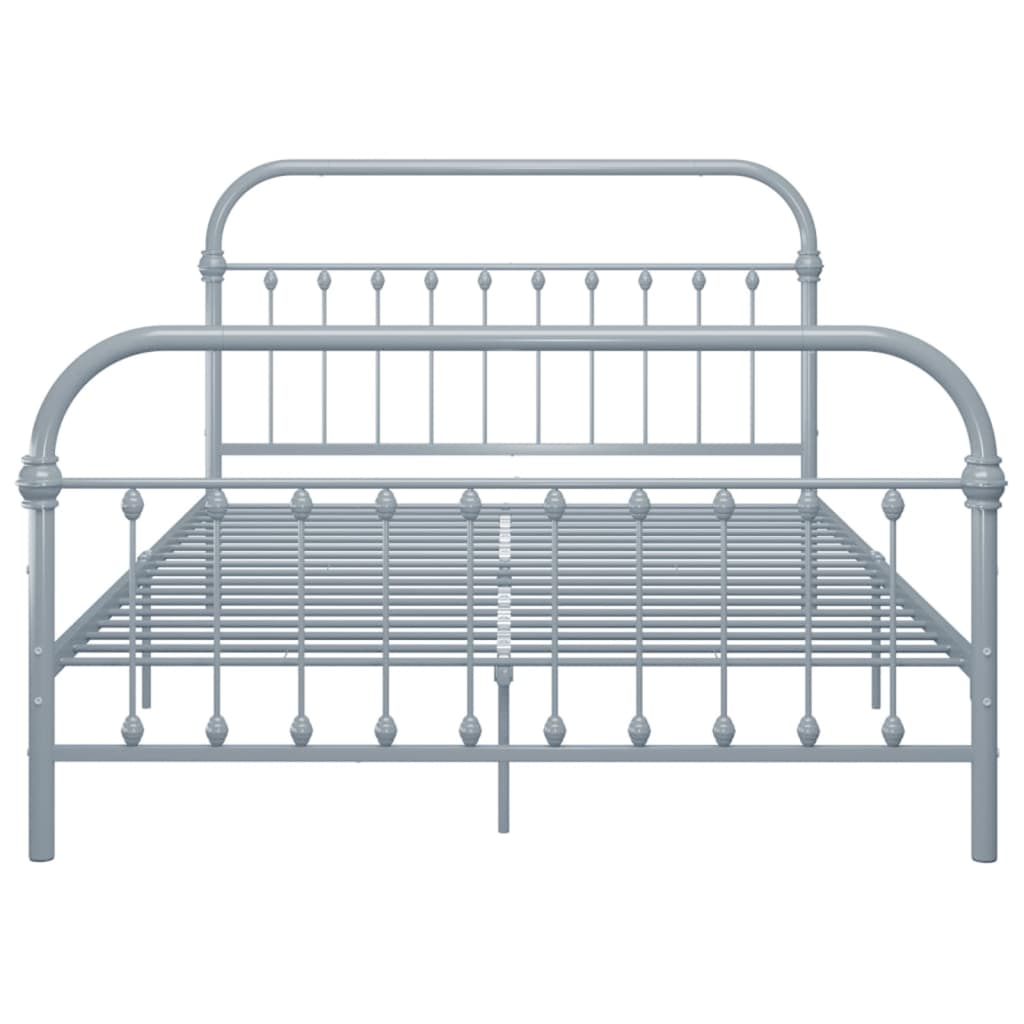 Bedframe metaal zwart 120x200 cm