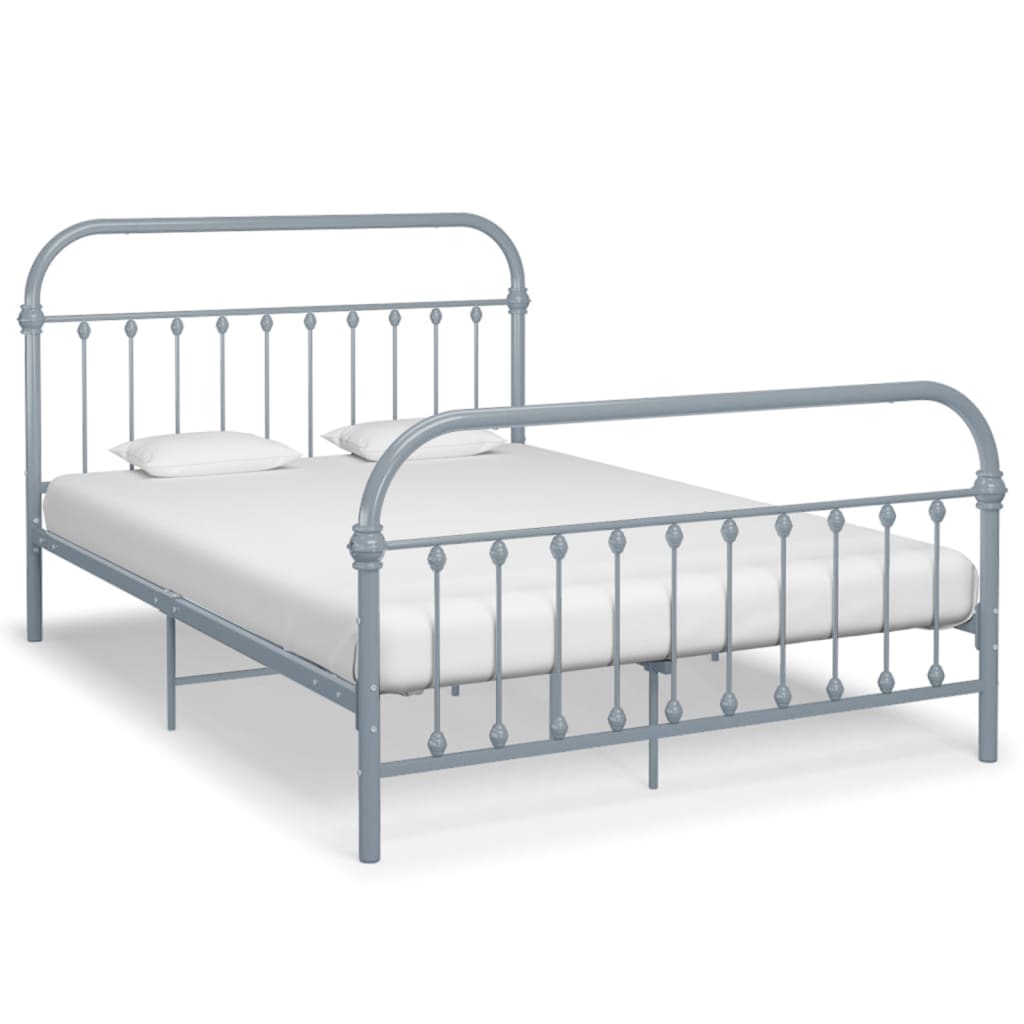 Bedframe metaal zwart 120x200 cm