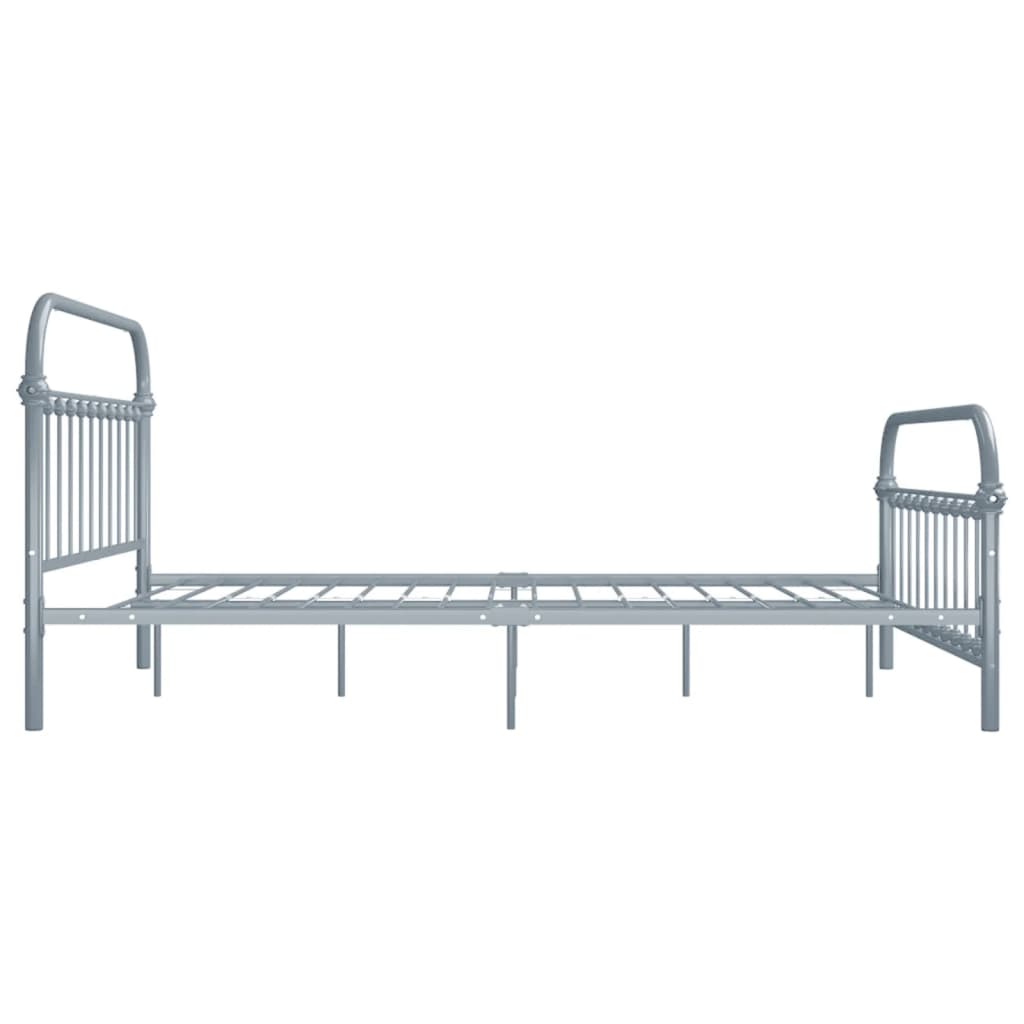 Bedframe metaal zwart 120x200 cm