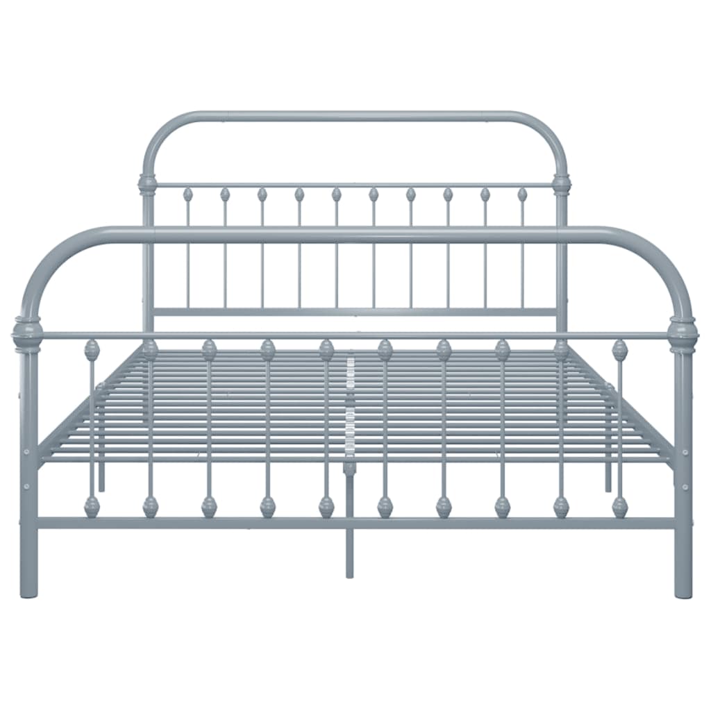 Bedframe metaal zwart 120x200 cm