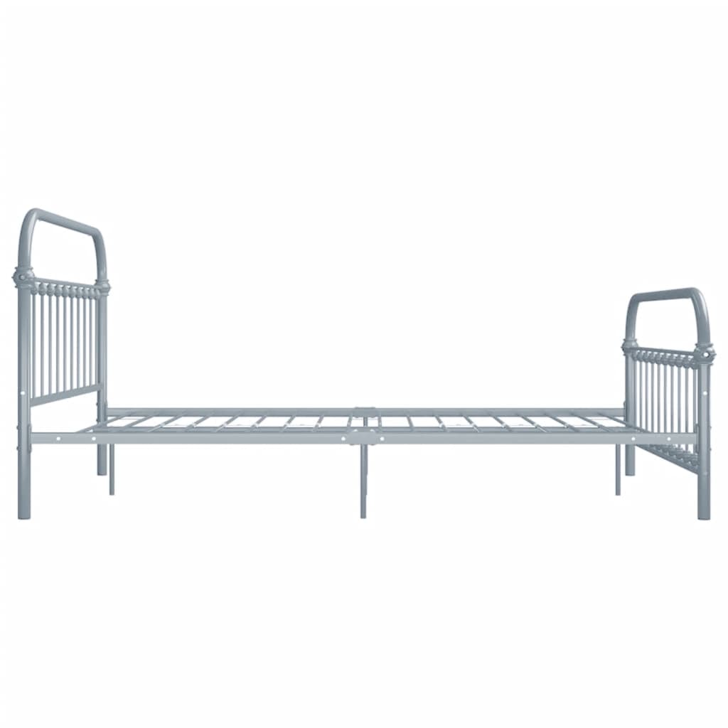 Bedframe metaal zwart 120x200 cm