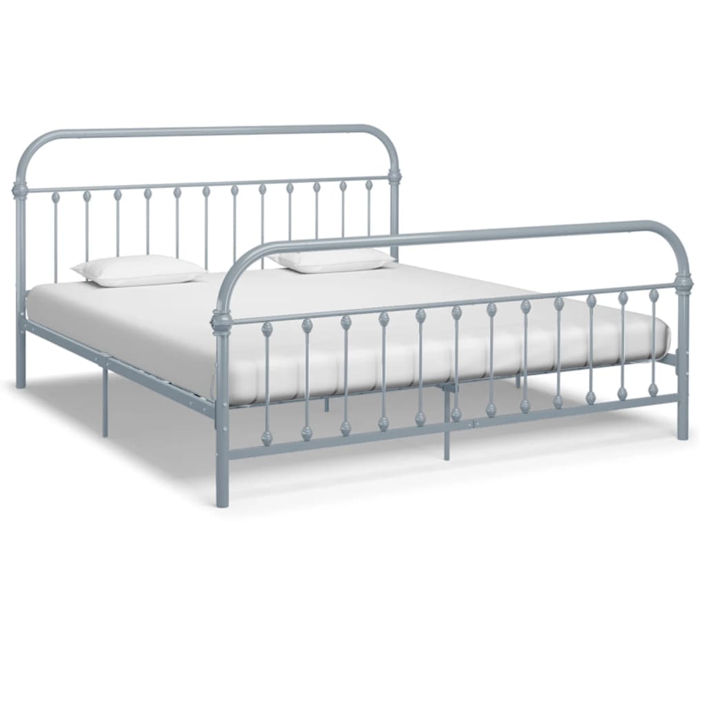 Bedframe metaal zwart 120x200 cm