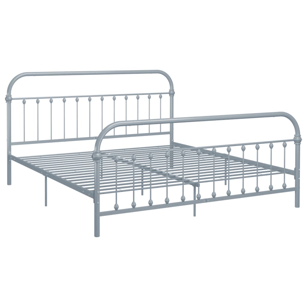 Bedframe metaal zwart 120x200 cm