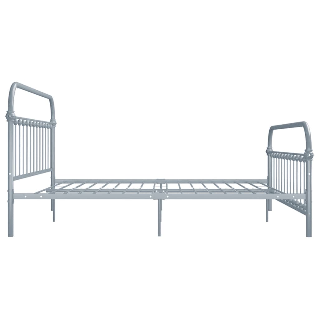 Bedframe metaal zwart 120x200 cm