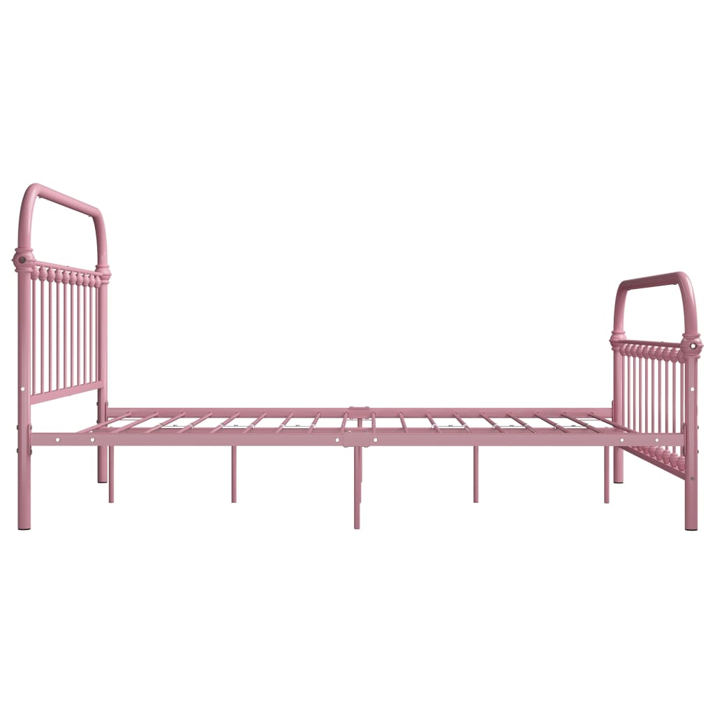 Bedframe metaal zwart 120x200 cm