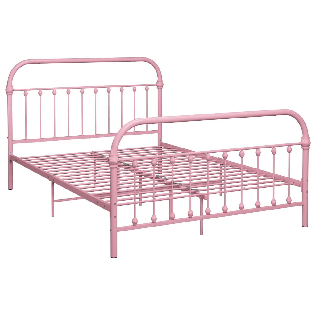 Bedframe metaal zwart 120x200 cm