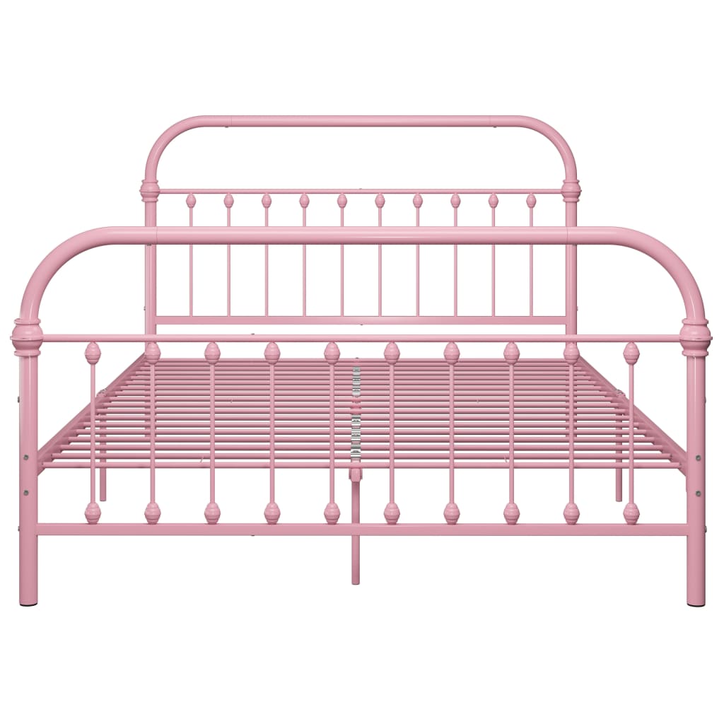 Bedframe metaal zwart 120x200 cm