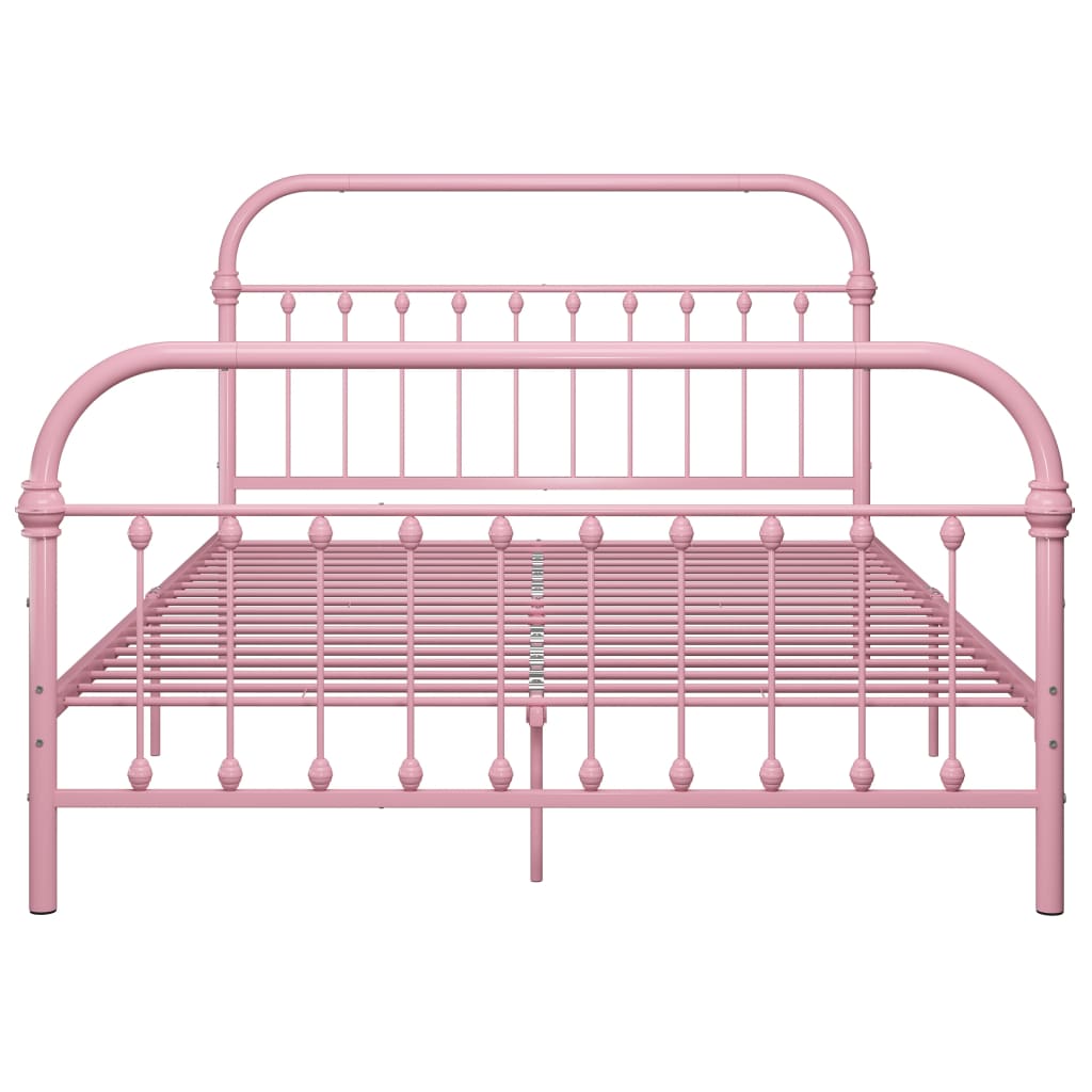 Bedframe metaal zwart 120x200 cm