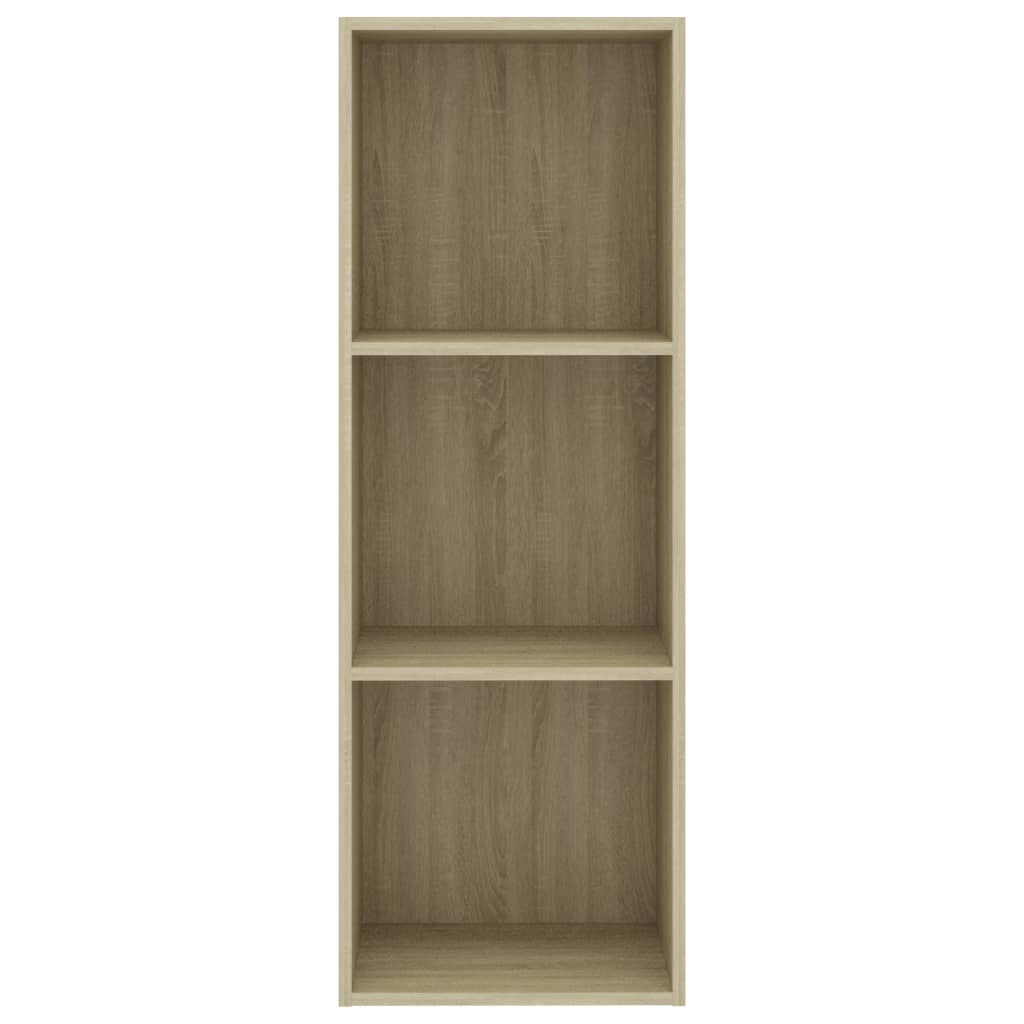 Boekenkast 60x30x189 cm bewerkt hout eikenkleurig