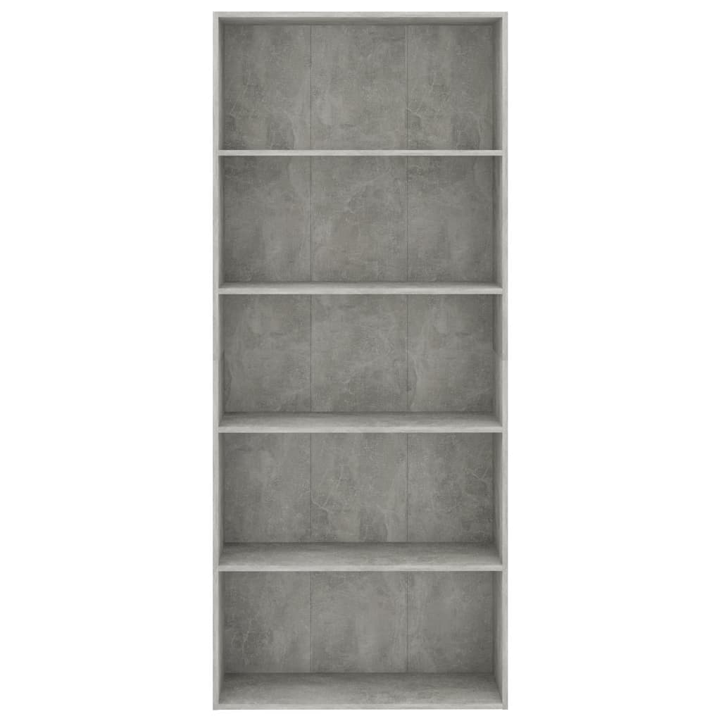 Boekenkast 60x30x189 cm bewerkt hout eikenkleurig