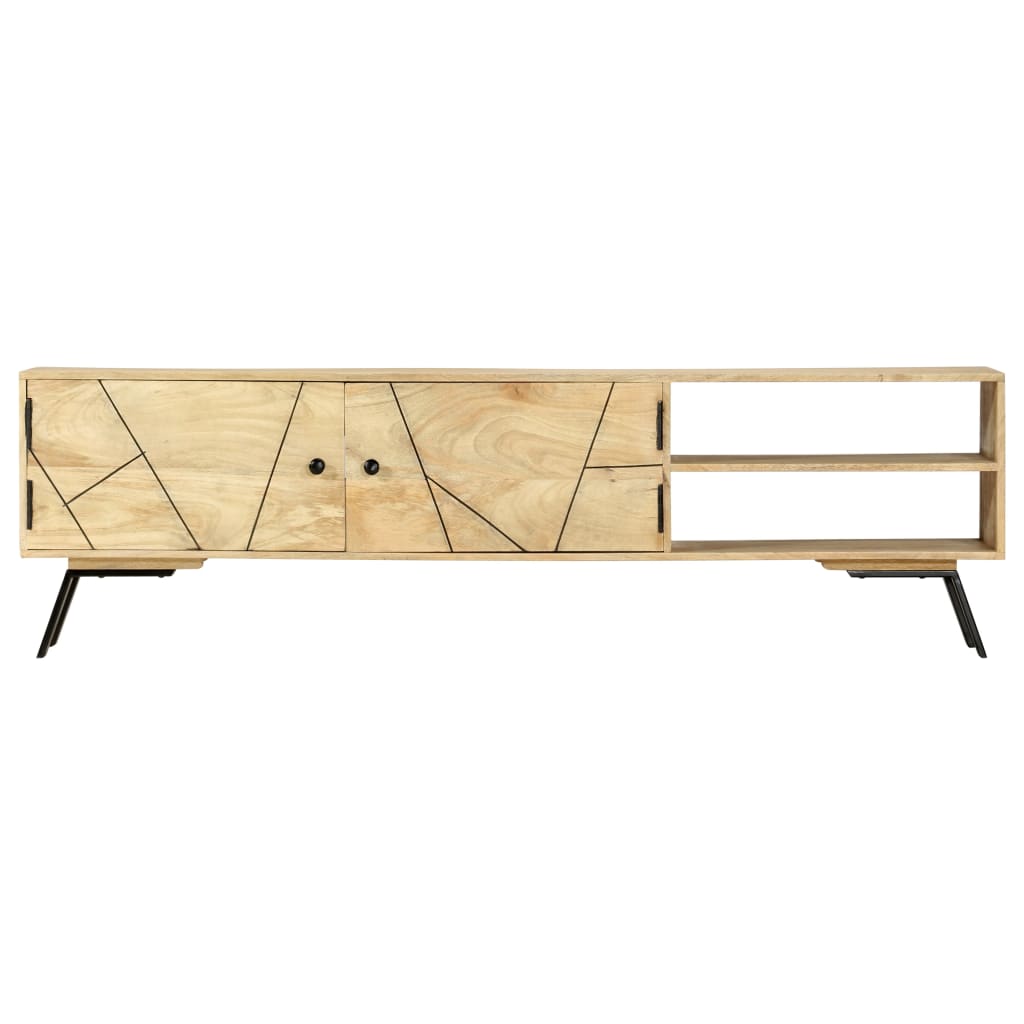 Tv-meubel 140x30x40 cm massief mangohout