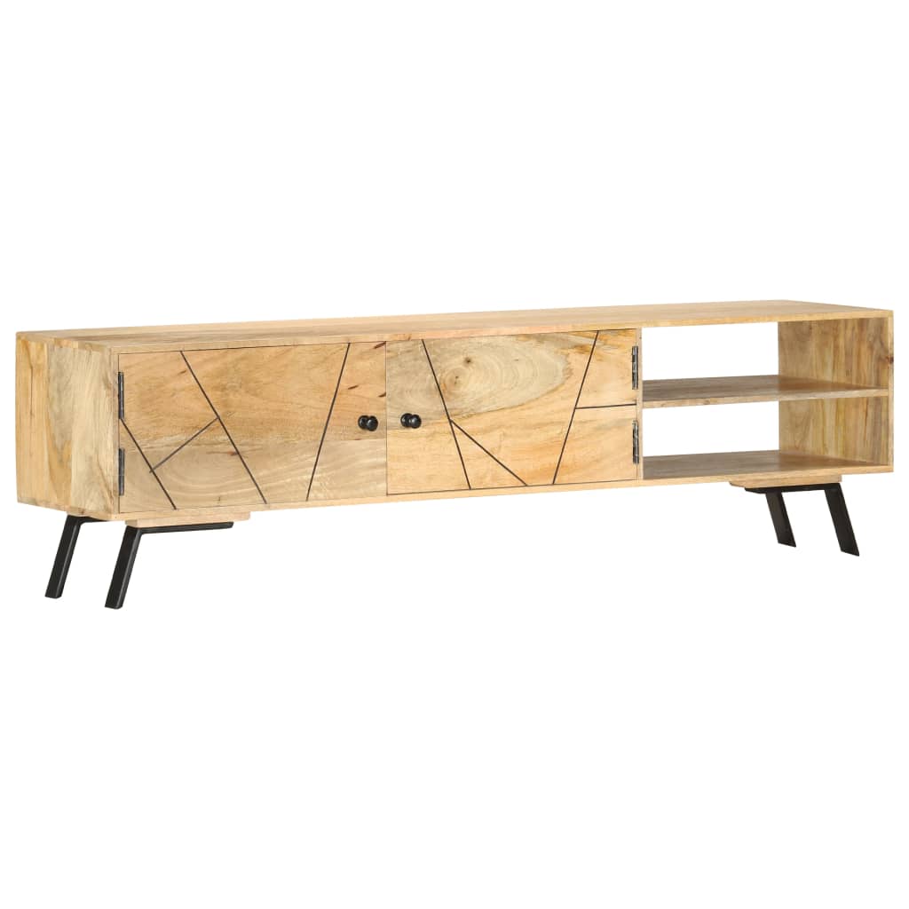 Tv-meubel 140x30x40 cm massief mangohout