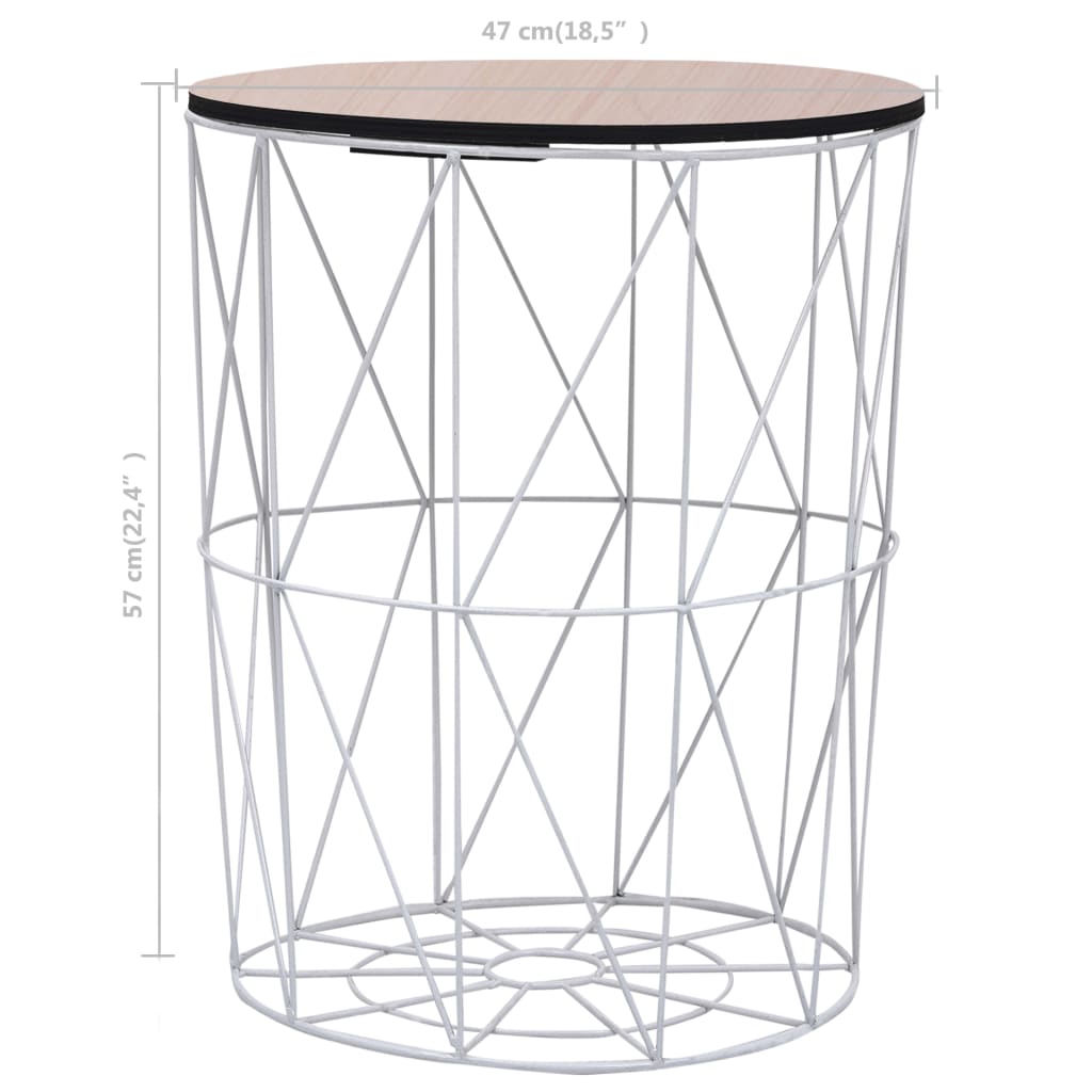 Salontafel Ø 47 cm koperkleurig