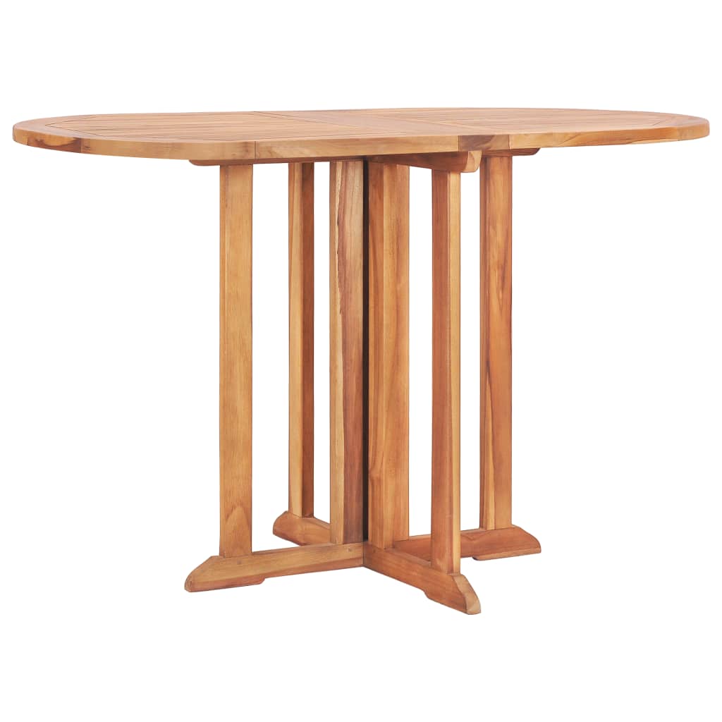 Table de jardin pliante 120x70x75 cm teck massif