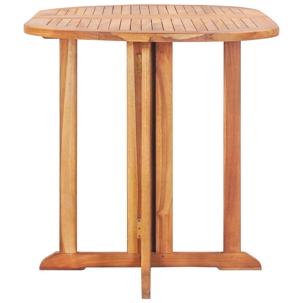 Table de jardin pliante 120x70x75 cm teck massif