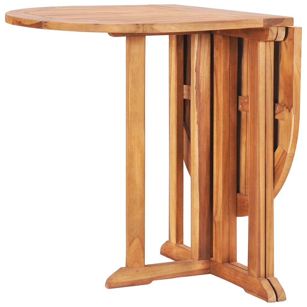 Table de jardin pliante 120x70x75 cm teck massif