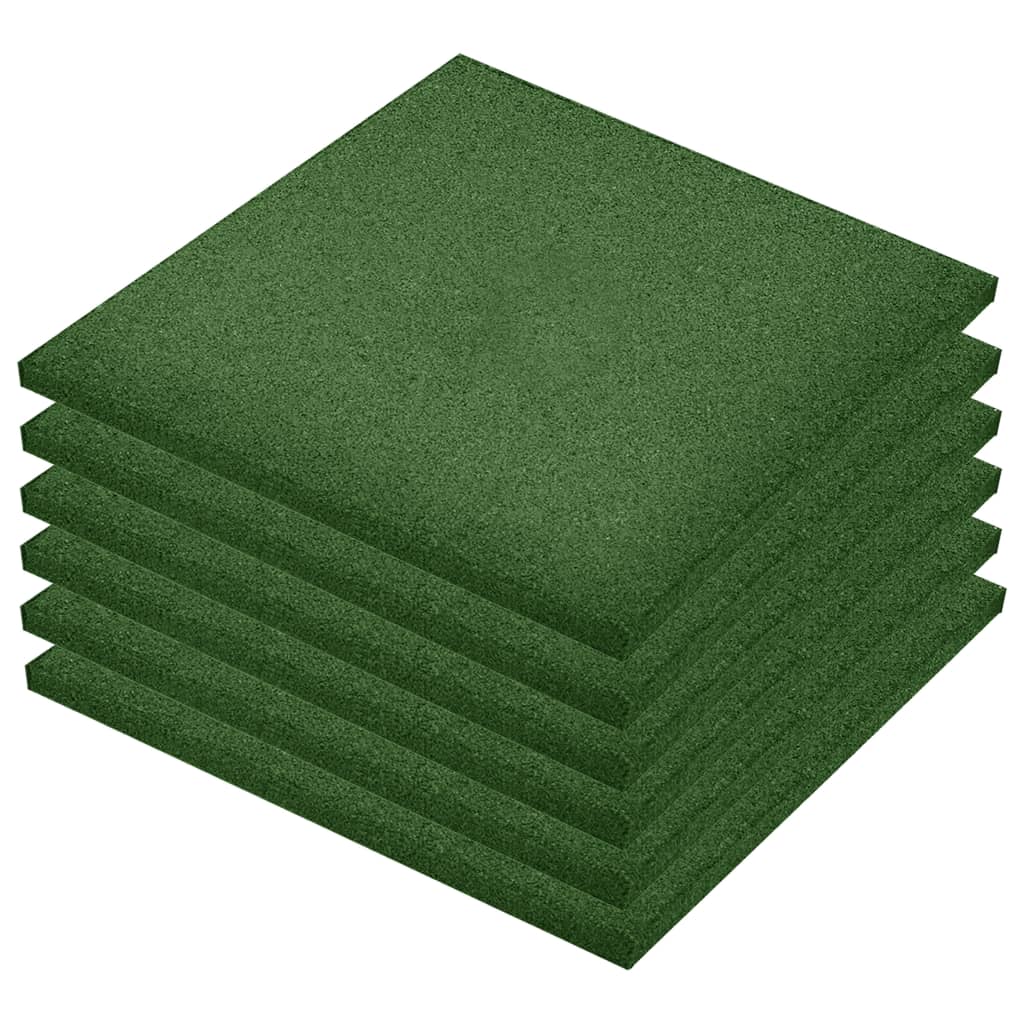 Valtegels 18 st 50x50x3 cm rubber