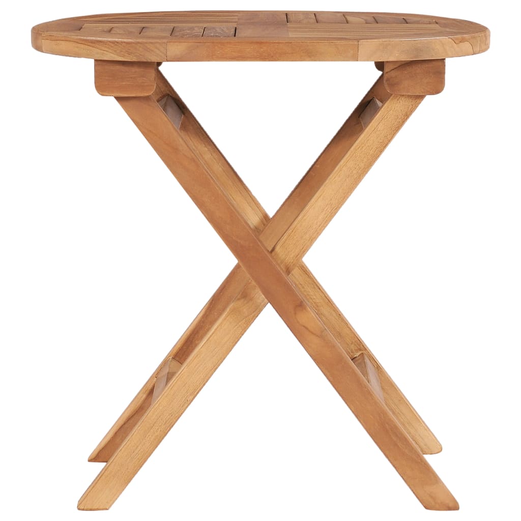 Table de jardin pliante 45x45x45 cm teck massif