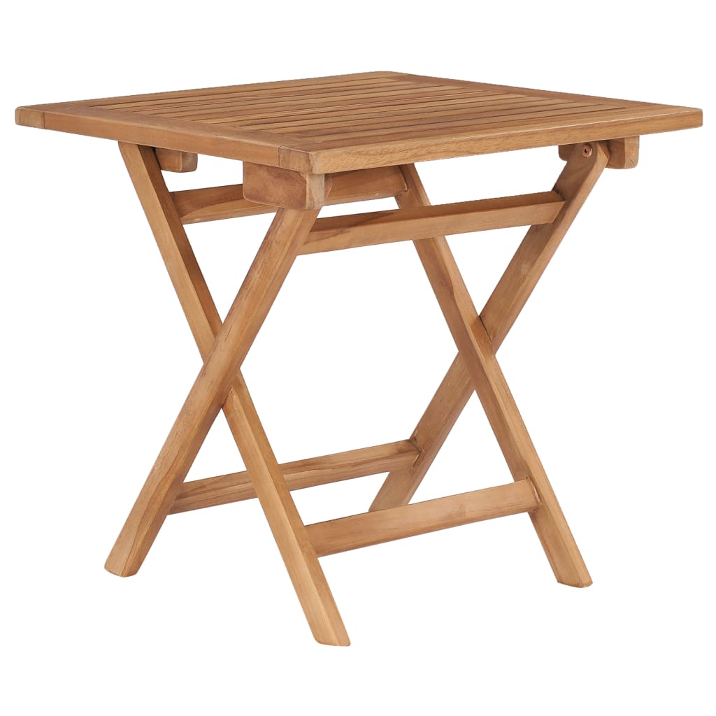 Table de jardin pliante 45x45x45 cm teck massif