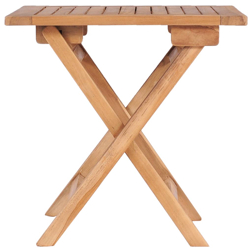 Table de jardin pliante 45x45x45 cm teck massif