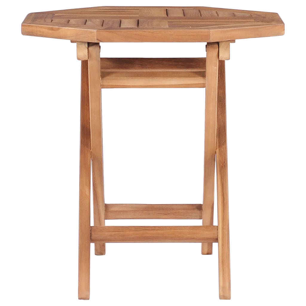 Table de jardin pliante 45x45x45 cm teck massif