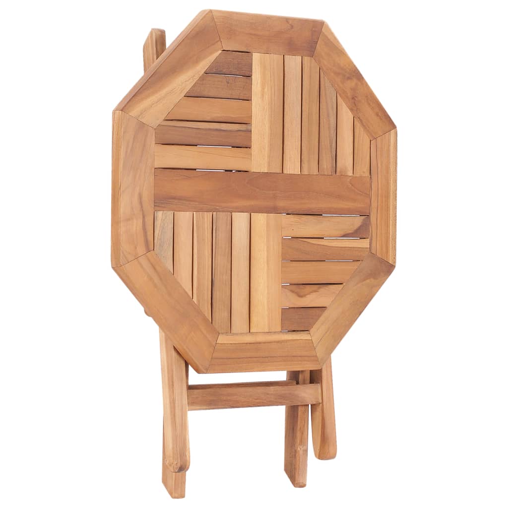 Table de jardin pliante 45x45x45 cm teck massif