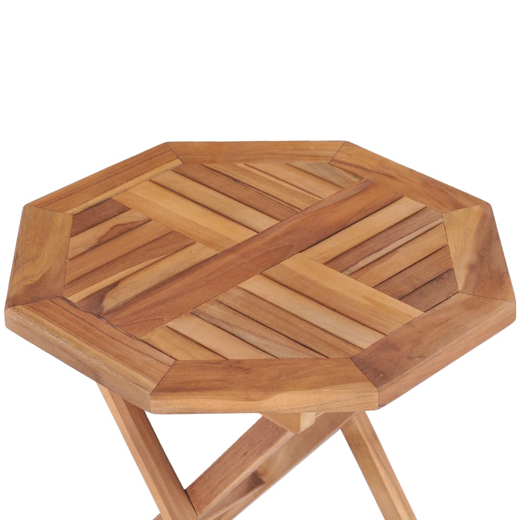 Table de jardin pliante 45x45x45 cm teck massif