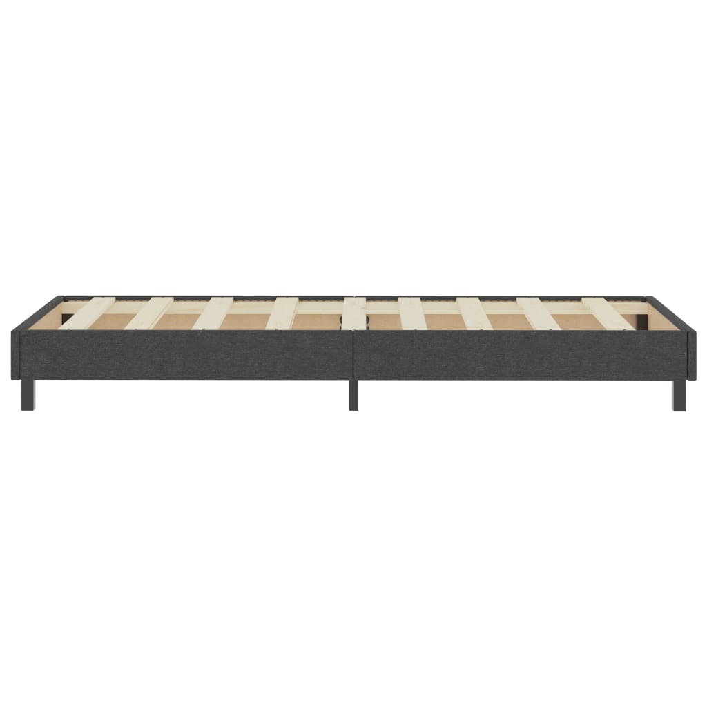 Boxspringframe stof grijs 100x200 cm