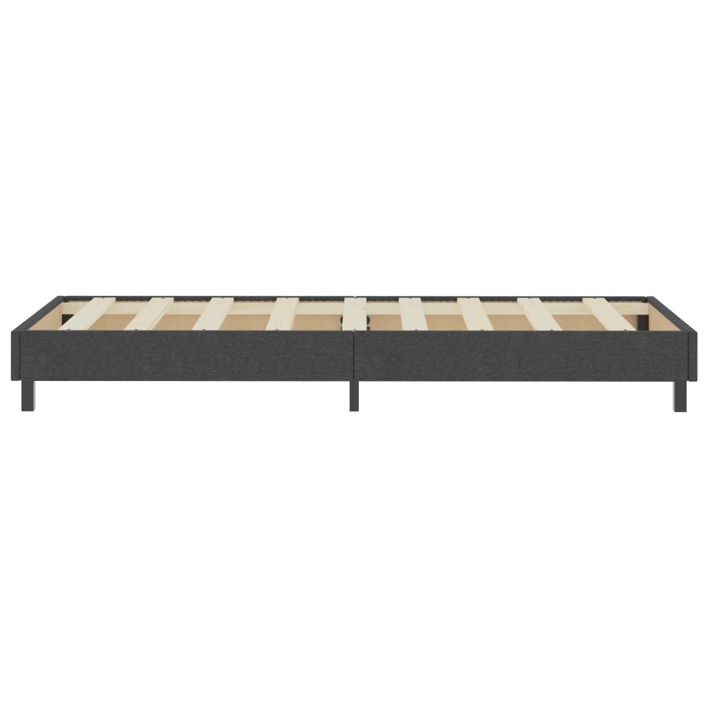 Boxspringframe stof grijs 100x200 cm