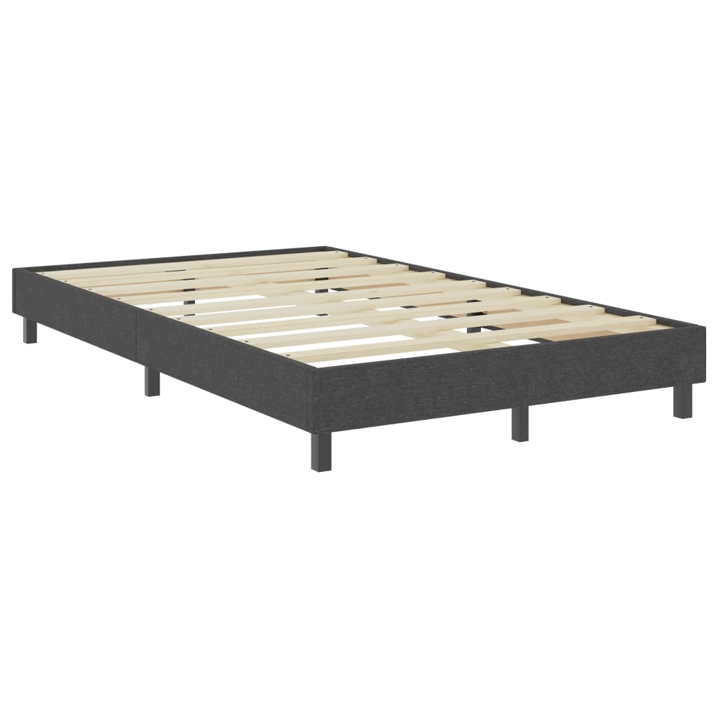 Boxspringframe stof grijs 90x200 cm