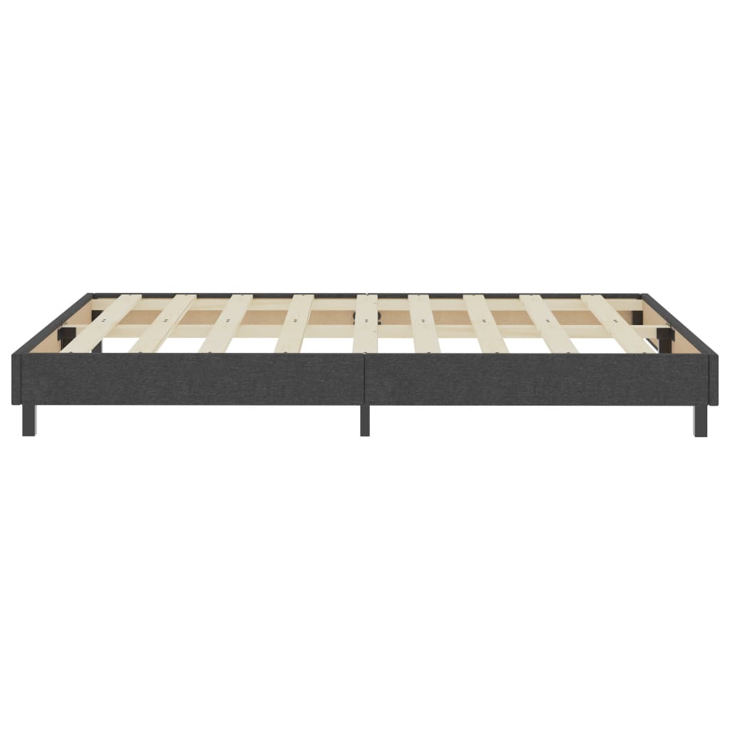 Boxspringframe stof grijs 90x200 cm