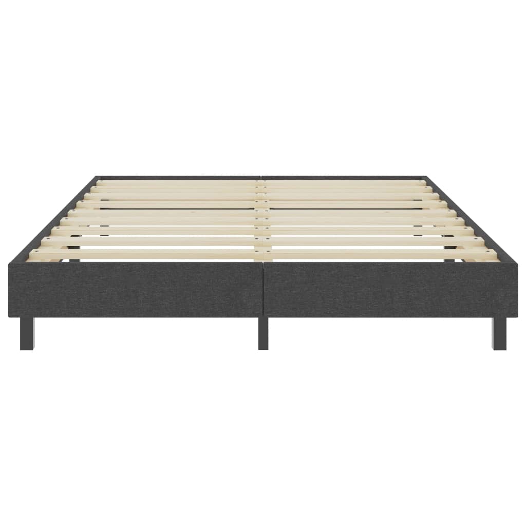 Boxspringframe stof grijs 90x200 cm