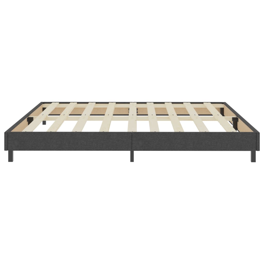 Boxspringframe stof grijs 90x200 cm