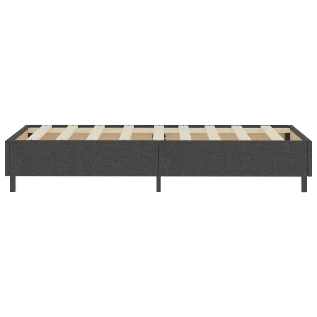 Boxspringframe stof grijs 100x200 cm