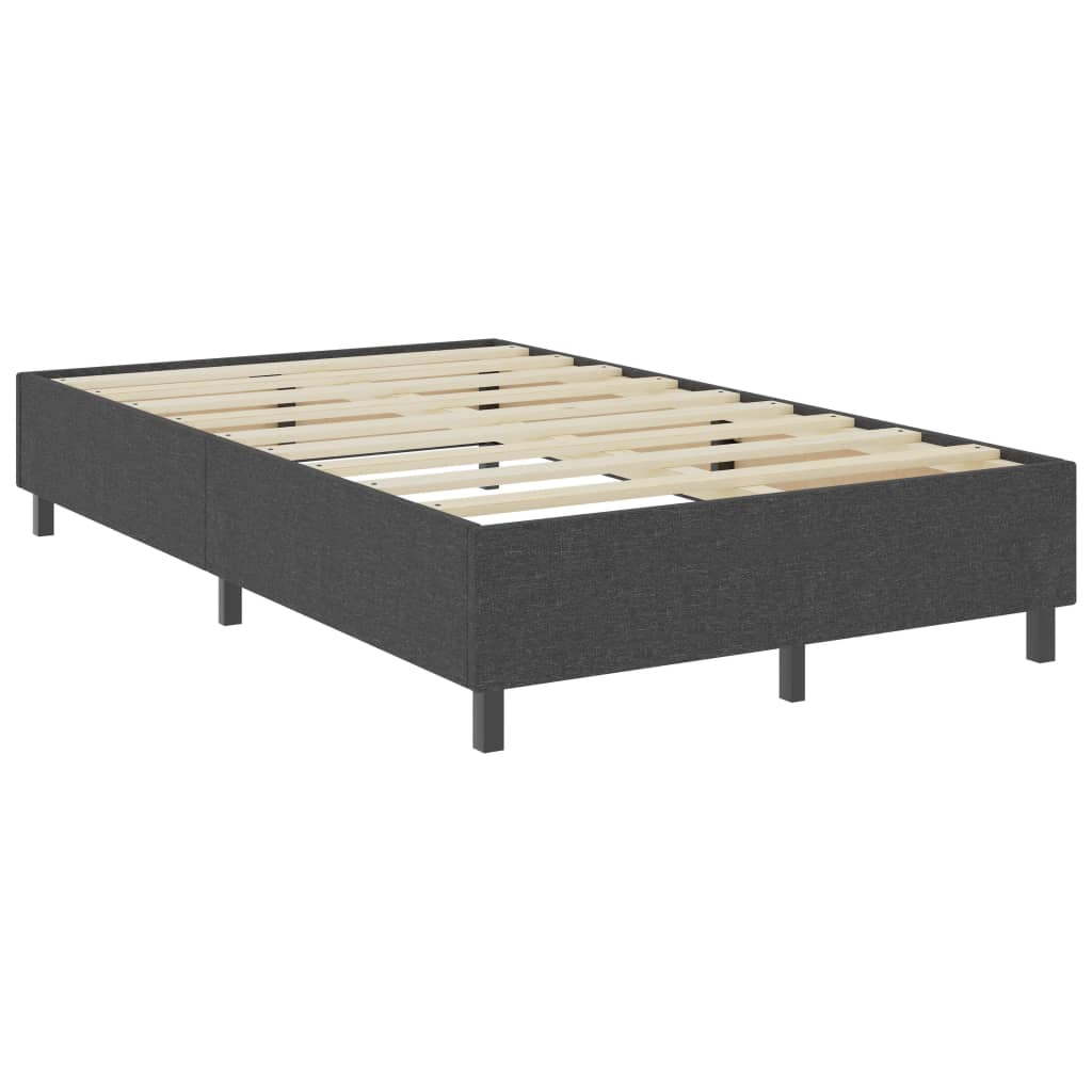 Boxspringframe stof grijs 90x200 cm