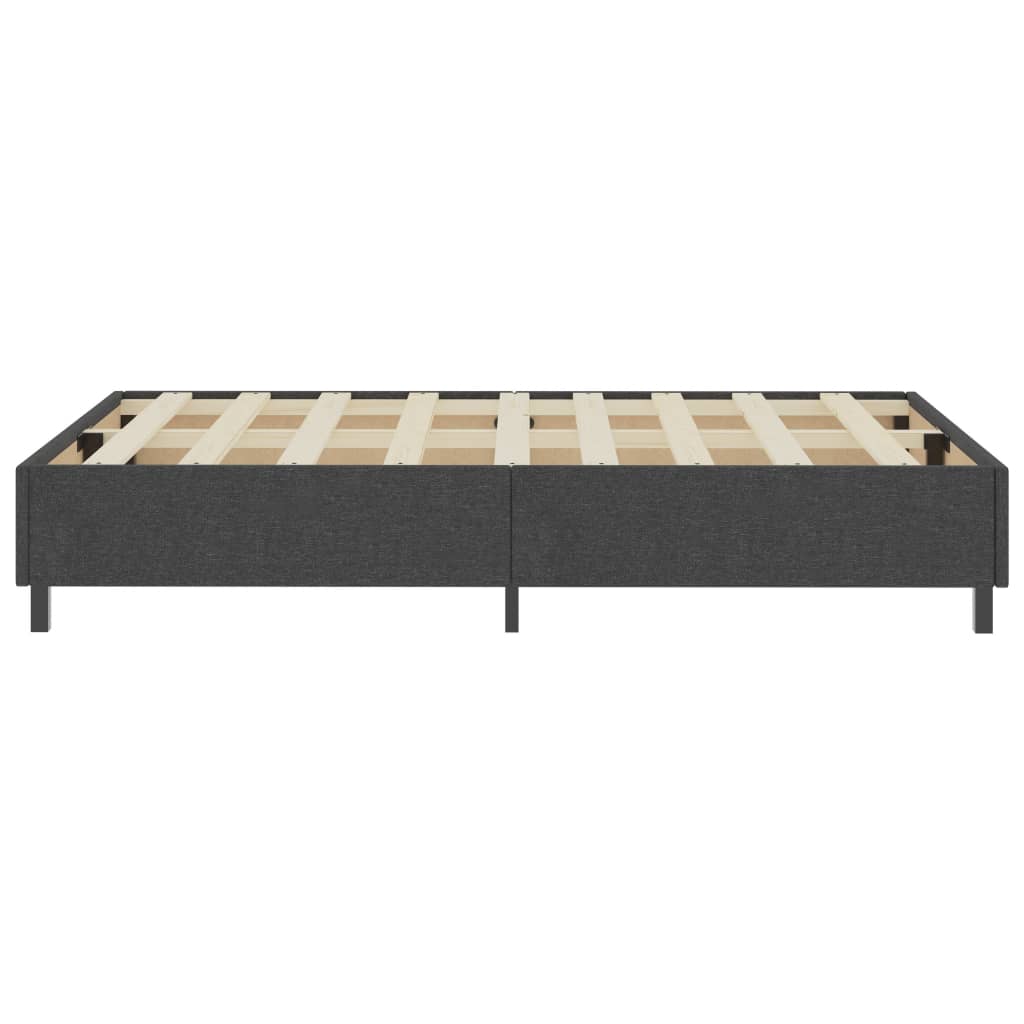 Boxspringframe stof grijs 100x200 cm