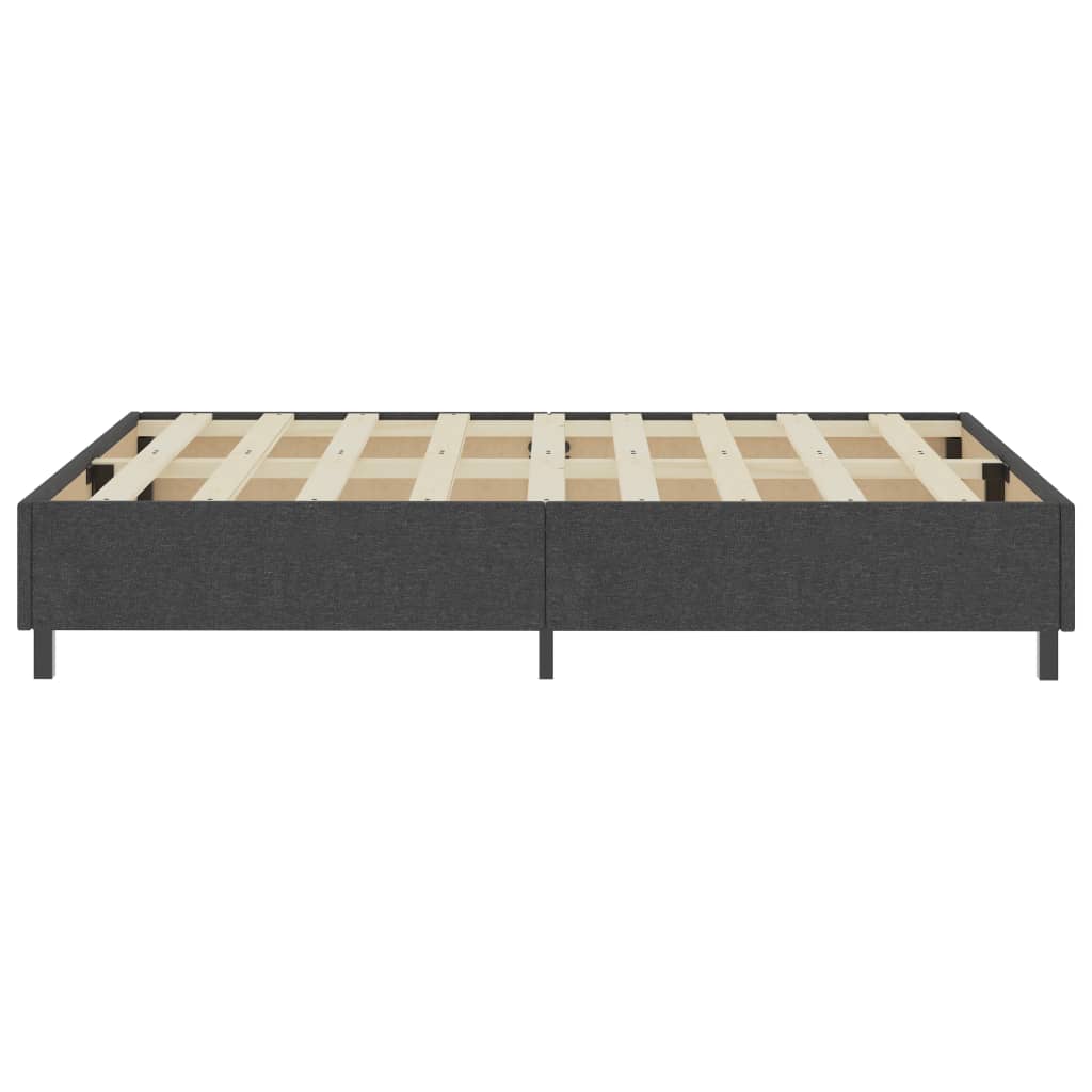 Boxspringframe stof grijs 90x200 cm