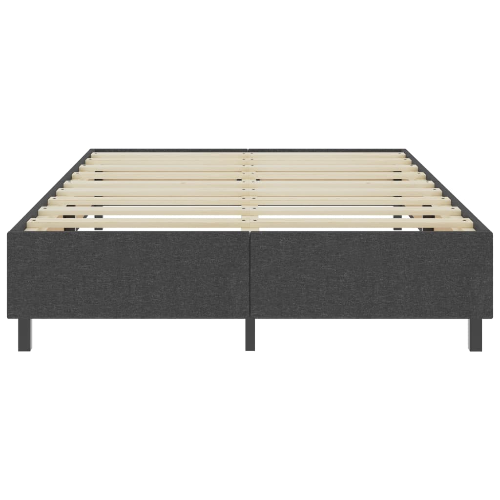 Boxspringframe stof grijs 90x200 cm