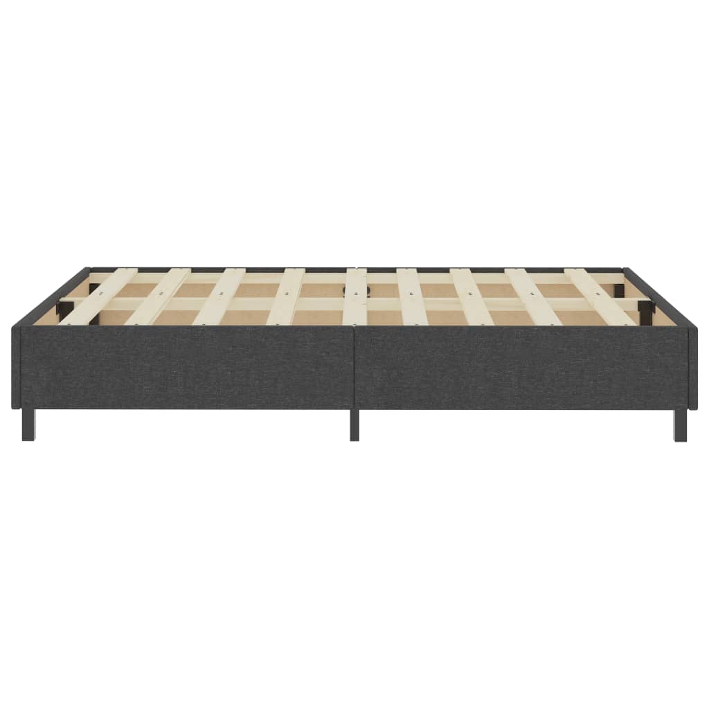 Boxspringframe stof grijs 100x200 cm